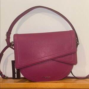 Karl Lagerfeld Purple Crossbody Bag